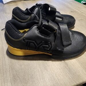 TYR Black and Gold Training Shoes